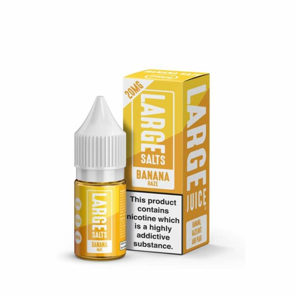 Large Juice Large Salts Banana Haze 10ml Nic Salt E-Liquid
