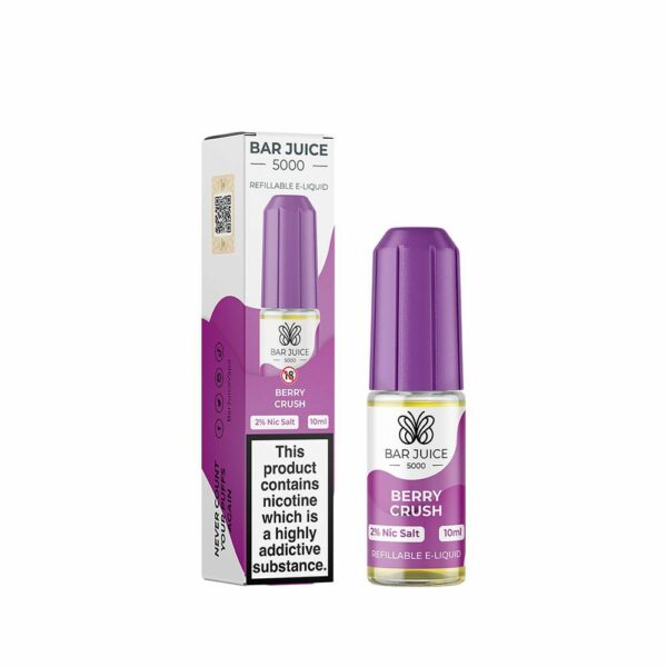 Bar Juice 5000 Berry Crush Nic Salt 10ml E-Liquid.