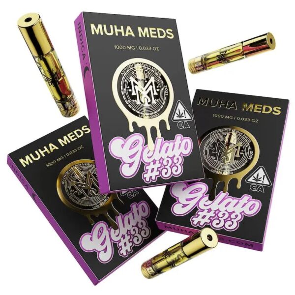 Gelato #33 Cartridge 1,000mg(Muha Meds)