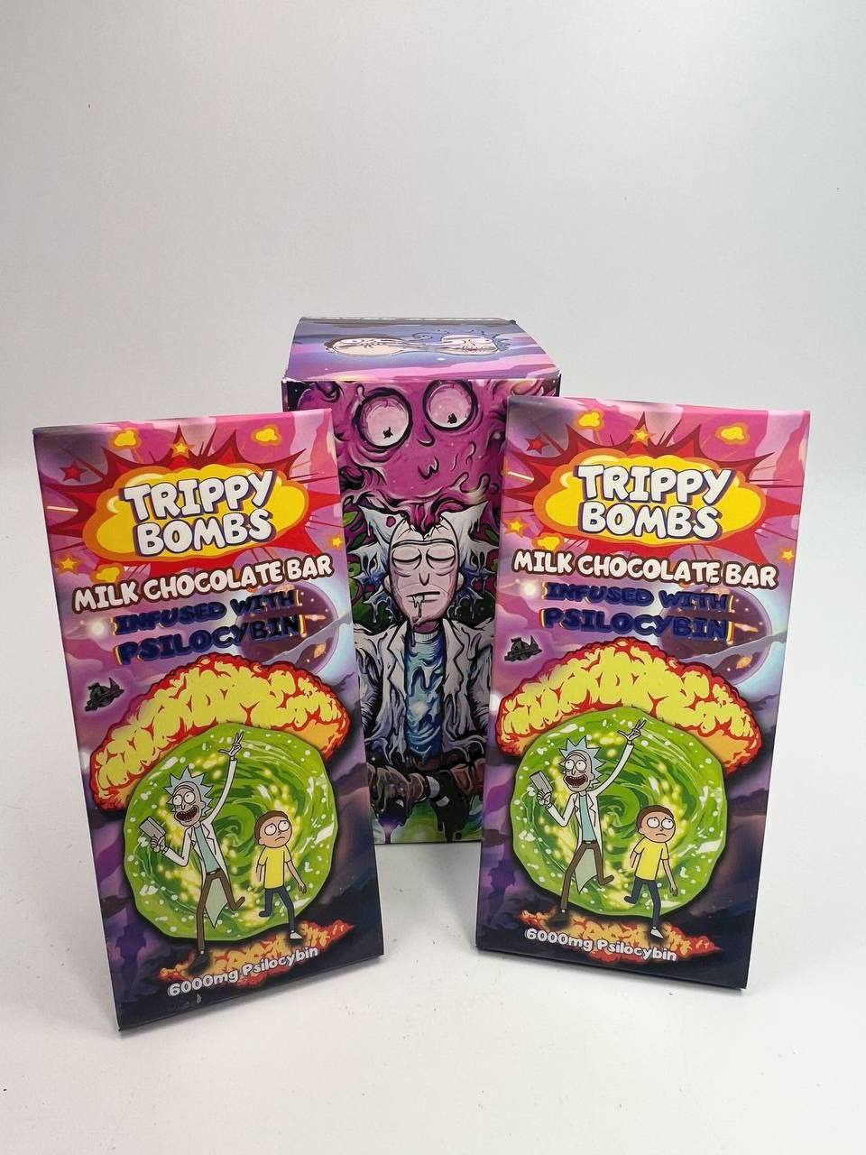 Trippy Bomb Chocolate bars - Discreet Magic mushrooms